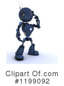 Robot Clipart #1199092 by KJ Pargeter