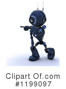 Robot Clipart #1199097 by KJ Pargeter