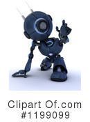 Robot Clipart #1199099 by KJ Pargeter