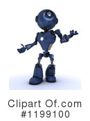 Robot Clipart #1199100 by KJ Pargeter