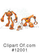 Robot Clipart #12001 by Leo Blanchette