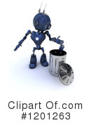 Robot Clipart #1201263 by KJ Pargeter