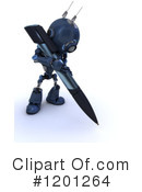 Robot Clipart #1201264 by KJ Pargeter