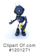Robot Clipart #1201271 by KJ Pargeter
