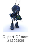 Robot Clipart #1202639 by KJ Pargeter