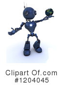 Robot Clipart #1204045 by KJ Pargeter