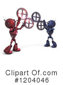 Robot Clipart #1204046 by KJ Pargeter