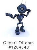Robot Clipart #1204048 by KJ Pargeter