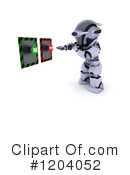 Robot Clipart #1204052 by KJ Pargeter