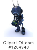 Robot Clipart #1204948 by KJ Pargeter