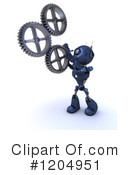 Robot Clipart #1204951 by KJ Pargeter