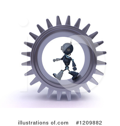 Robot Clipart #1209882 by KJ Pargeter