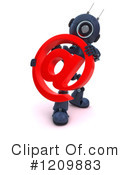 Robot Clipart #1209883 by KJ Pargeter