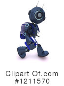 Robot Clipart #1211570 by KJ Pargeter