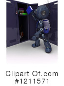 Robot Clipart #1211571 by KJ Pargeter