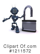 Robot Clipart #1211572 by KJ Pargeter