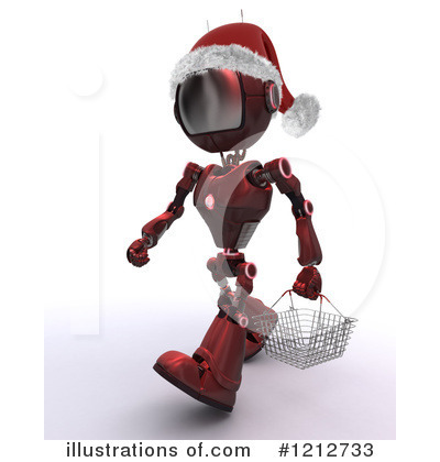 Royalty-Free (RF) Robot Clipart Illustration by KJ Pargeter - Stock Sample #1212733