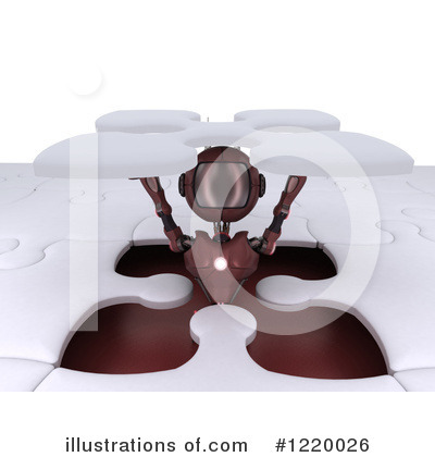 Royalty-Free (RF) Robot Clipart Illustration by KJ Pargeter - Stock Sample #1220026