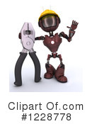 Robot Clipart #1228778 by KJ Pargeter