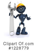 Robot Clipart #1228779 by KJ Pargeter