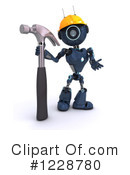 Robot Clipart #1228780 by KJ Pargeter