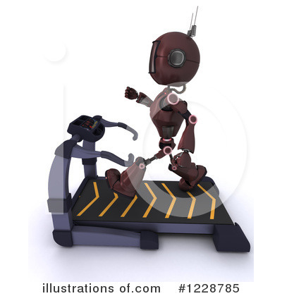 Treadmill Clipart #1228785 by KJ Pargeter