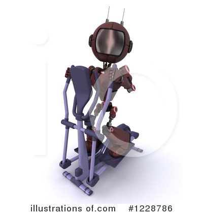 Royalty-Free (RF) Robot Clipart Illustration by KJ Pargeter - Stock Sample #1228786