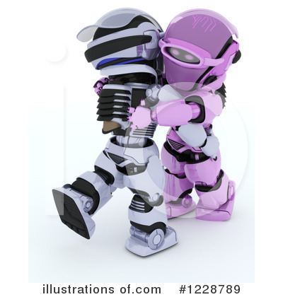 Royalty-Free (RF) Robot Clipart Illustration by KJ Pargeter - Stock Sample #1228789