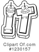 Robot Clipart #1230157 by Cory Thoman