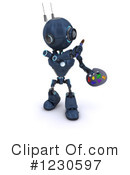 Robot Clipart #1230597 by KJ Pargeter