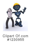 Robot Clipart #1230955 by KJ Pargeter