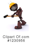 Robot Clipart #1230956 by KJ Pargeter