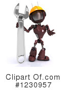 Robot Clipart #1230957 by KJ Pargeter