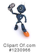 Robot Clipart #1230966 by KJ Pargeter