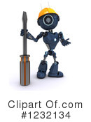 Robot Clipart #1232134 by KJ Pargeter