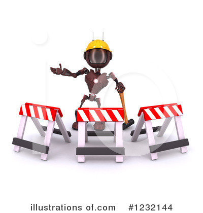 Royalty-Free (RF) Robot Clipart Illustration by KJ Pargeter - Stock Sample #1232144