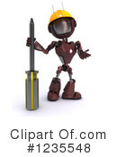 Robot Clipart #1235548 by KJ Pargeter
