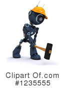 Robot Clipart #1235555 by KJ Pargeter