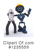Robot Clipart #1235559 by KJ Pargeter