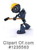Robot Clipart #1235563 by KJ Pargeter
