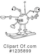 Robot Clipart #1235899 by djart