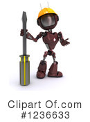 Robot Clipart #1236633 by KJ Pargeter