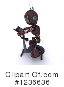 Robot Clipart #1236636 by KJ Pargeter