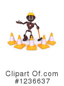 Robot Clipart #1236637 by KJ Pargeter