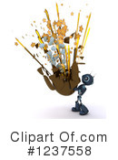 Robot Clipart #1237558 by KJ Pargeter