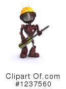 Robot Clipart #1237560 by KJ Pargeter