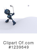 Robot Clipart #1239649 by KJ Pargeter
