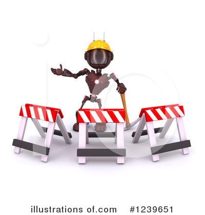 Royalty-Free (RF) Robot Clipart Illustration by KJ Pargeter - Stock Sample #1239651