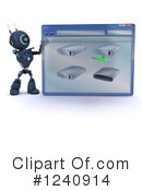 Robot Clipart #1240914 by KJ Pargeter