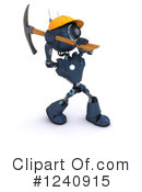 Robot Clipart #1240915 by KJ Pargeter